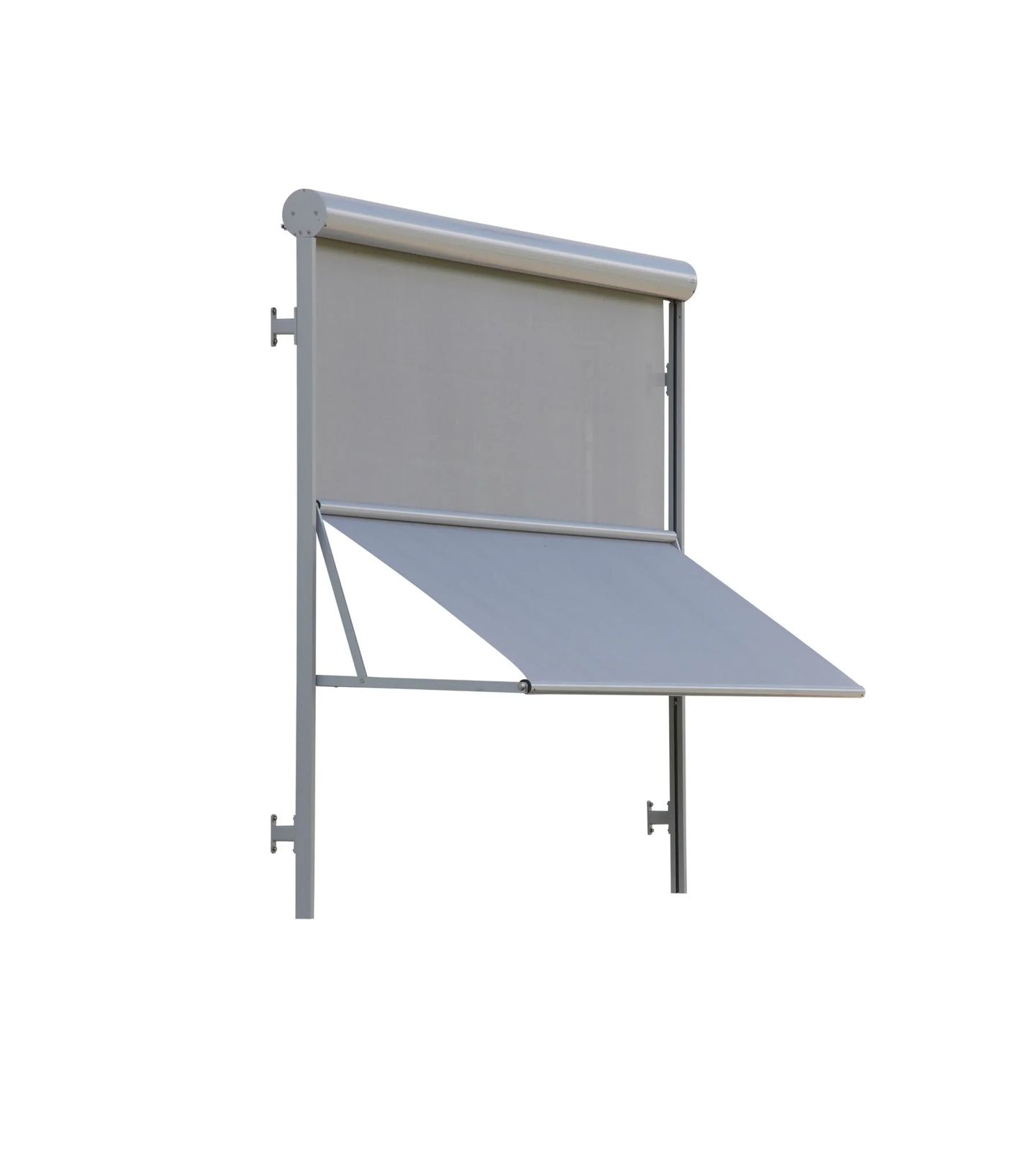 KADECO Fenstermarkise Markisolette 719 - runder Kasten