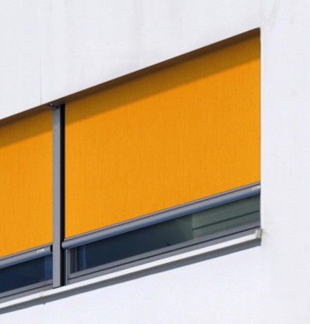 Fenster System Markise Schienengeführt