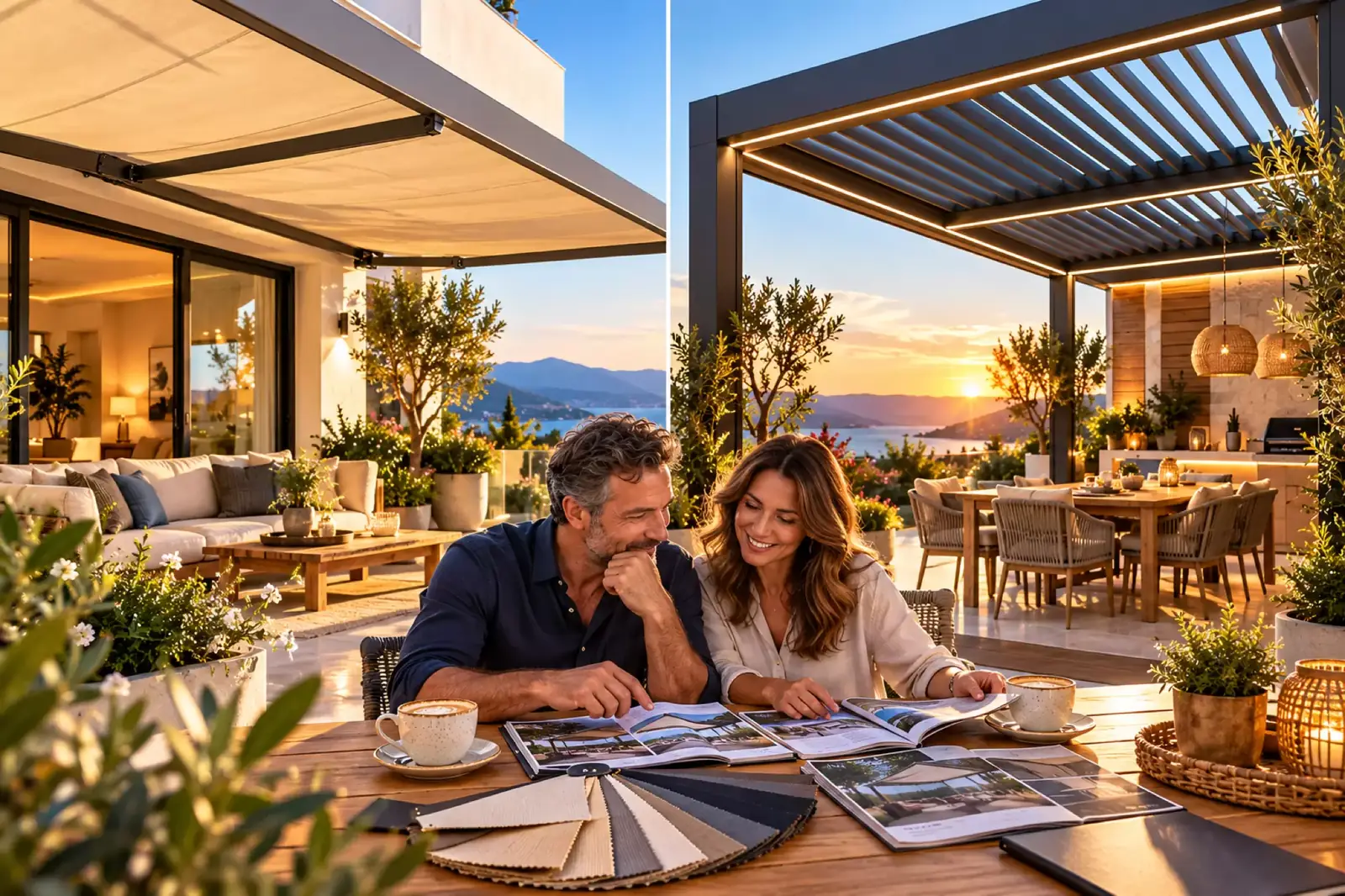 Markise oder Pergola